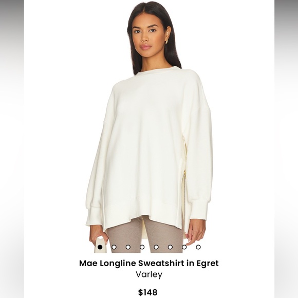 Varley Mae Oversized Sweatshirt NWT in Box! Size M. Luxury feel, retails $148 - Picture 9 of 11